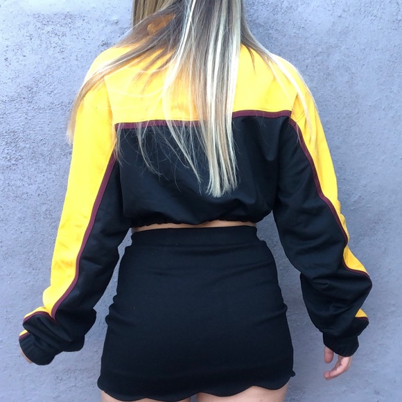 ASU SUNDEVILS CUSTOM NIKE CROP ZIP UP PULLOVER - Picture 7 of 8